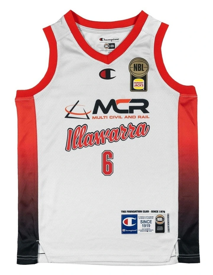 Illawarra Hawks 25/26 Youth HoopsFest Jersey in William Hickey image 3