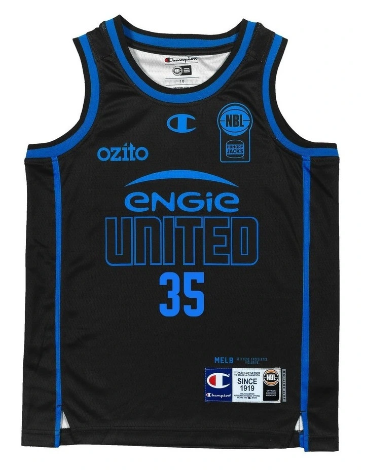 Melbourne United 25/26 Youth HoopsFest Jersey in Milton Doyle image 3