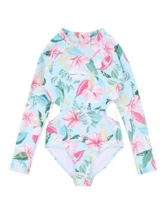 KEELY CUT OUT LS SUNSUIT