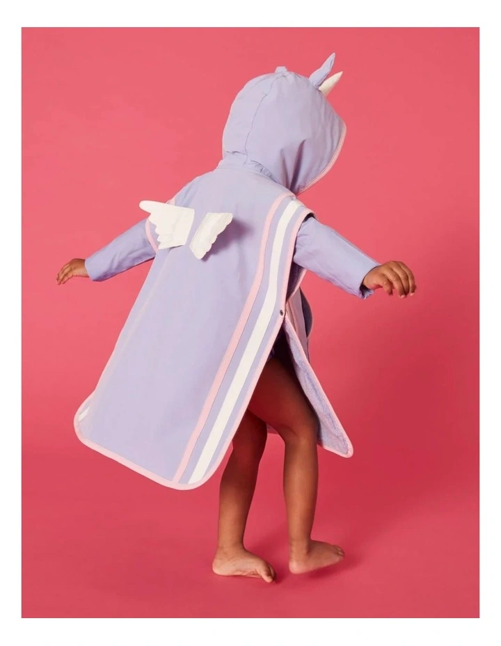 Sparkle The Unicorn - Kids Poncho Towel image 3