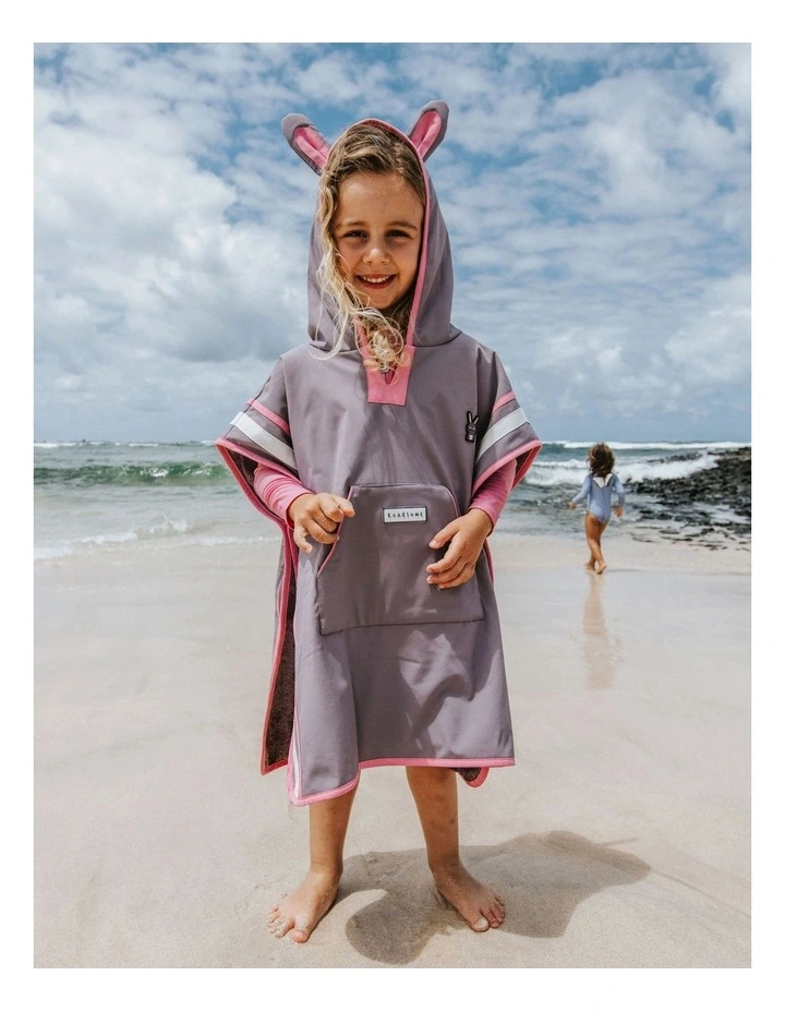 Hop The Bunny - Kids Poncho Towel image 4