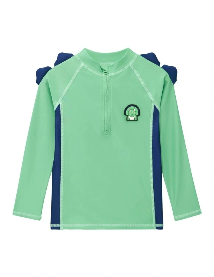 Spike the Dinosaur - Kids Rash Vest image 1