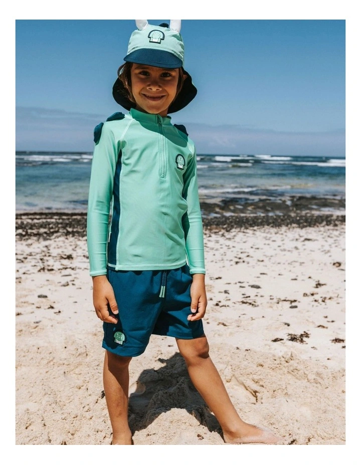 Spike the Dinosaur - Kids Swim Shorts image 4