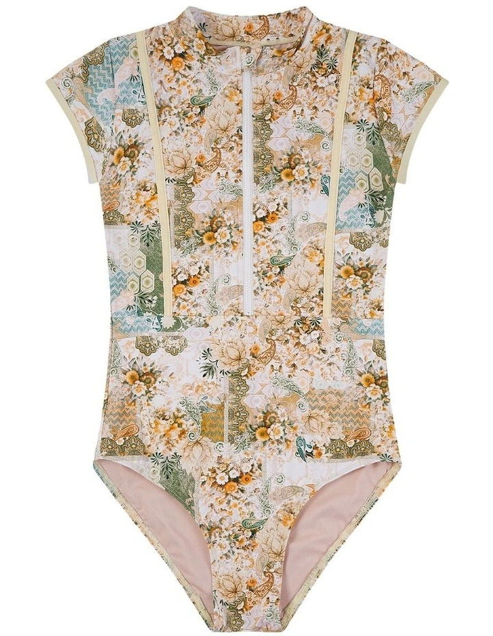 Mosaic Short Sleeve One Piece image 1