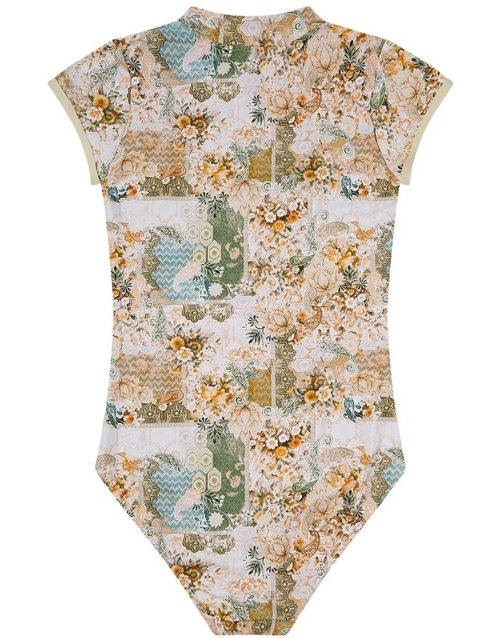Mosaic Short Sleeve One Piece image 2