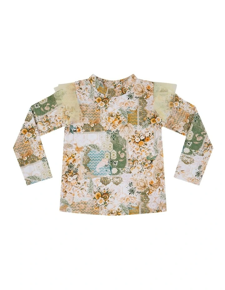 Mosaic Long Sleeve Rash Vest image 1