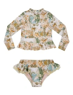 Mosaic Long Sleeve Rash Vest Set