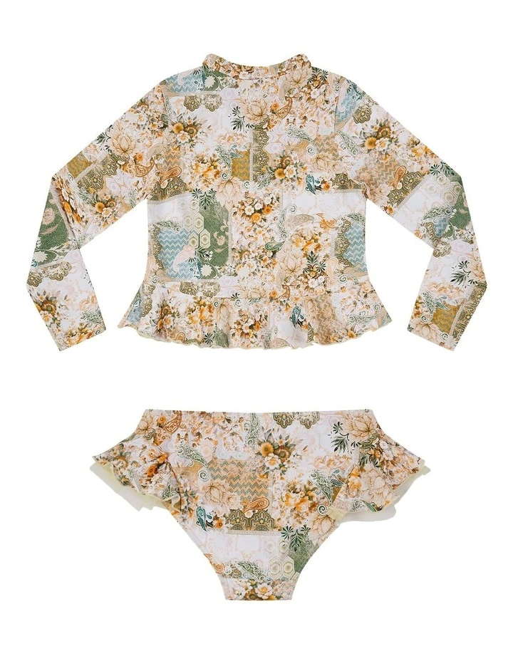 Mosaic Long Sleeve Rash Vest Set image 2