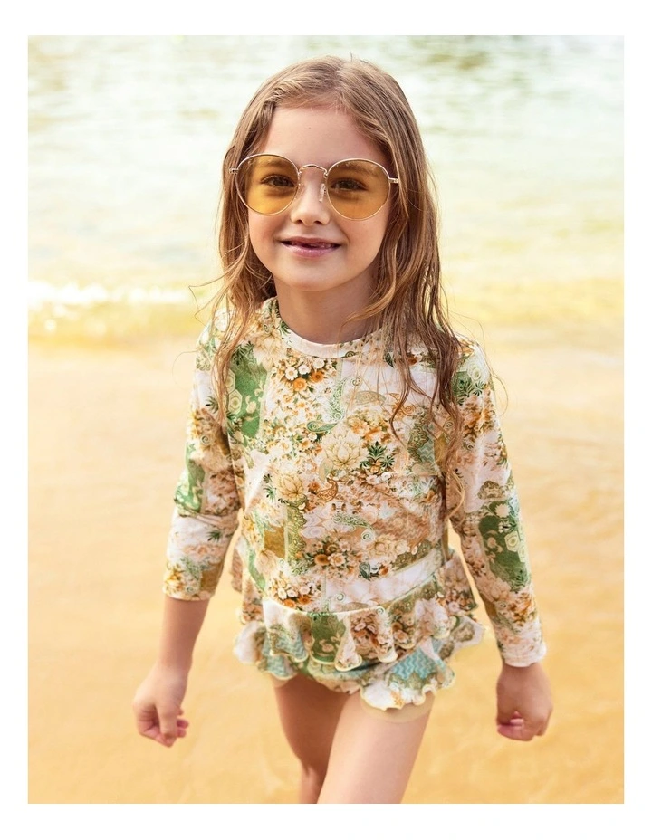 Mosaic Long Sleeve Rash Vest Set image 3