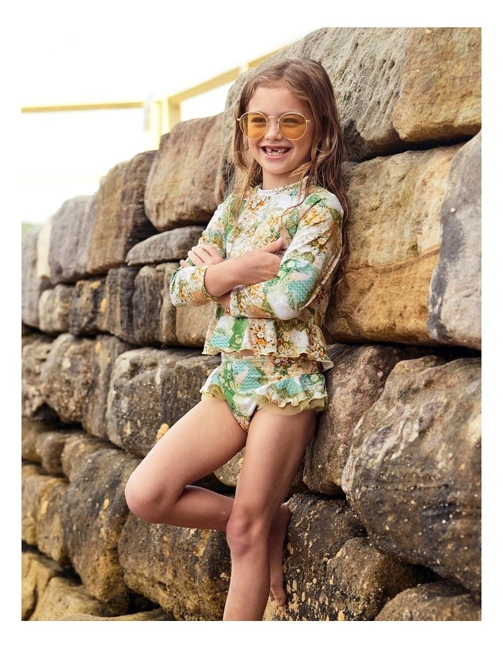 Mosaic Long Sleeve Rash Vest Set image 4