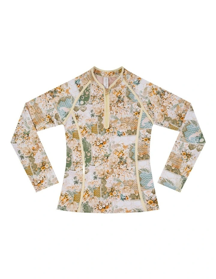 Mosaic Long Sleeve Rash Vest image 1