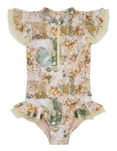 Mosaic Short Sleeve One Piece