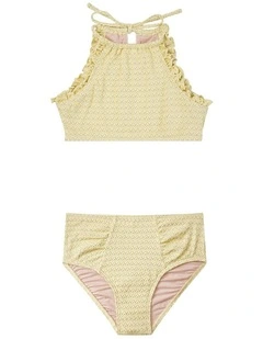 Stepping Stones Halter Neck Bikini Set