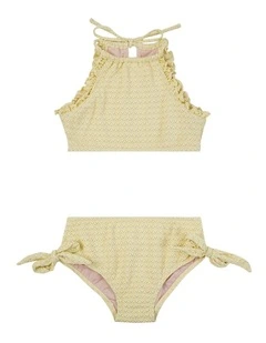 Stepping Stones Halter Neck Bikini Set