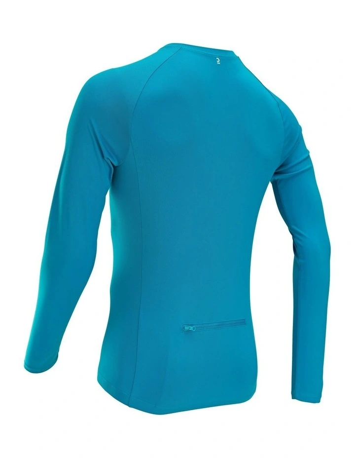 Anti-UV Long-Sleeved Cycling Jersey Essential in Blue image 2