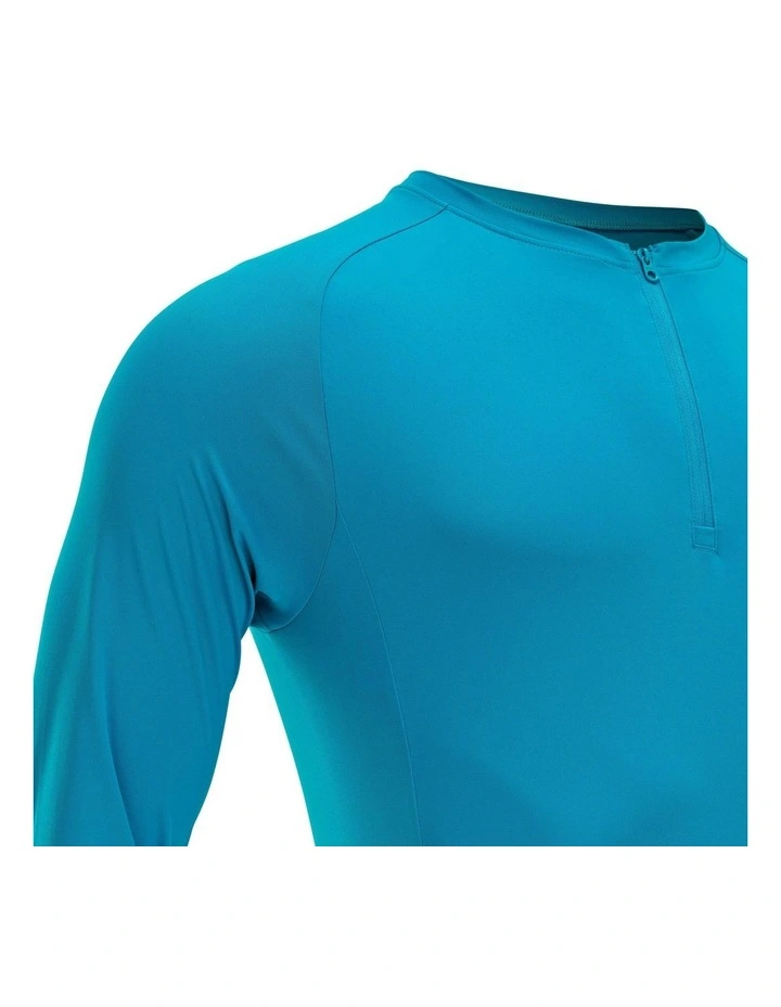 Anti-UV Long-Sleeved Cycling Jersey Essential in Blue image 3