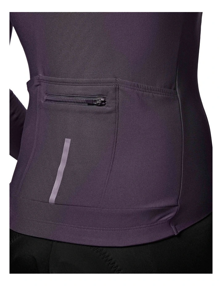 Mid-Season Long-Sleeved Road Racer Cycling Jersey in Purple image 5