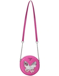 Butterfly Circle Bag in Pink