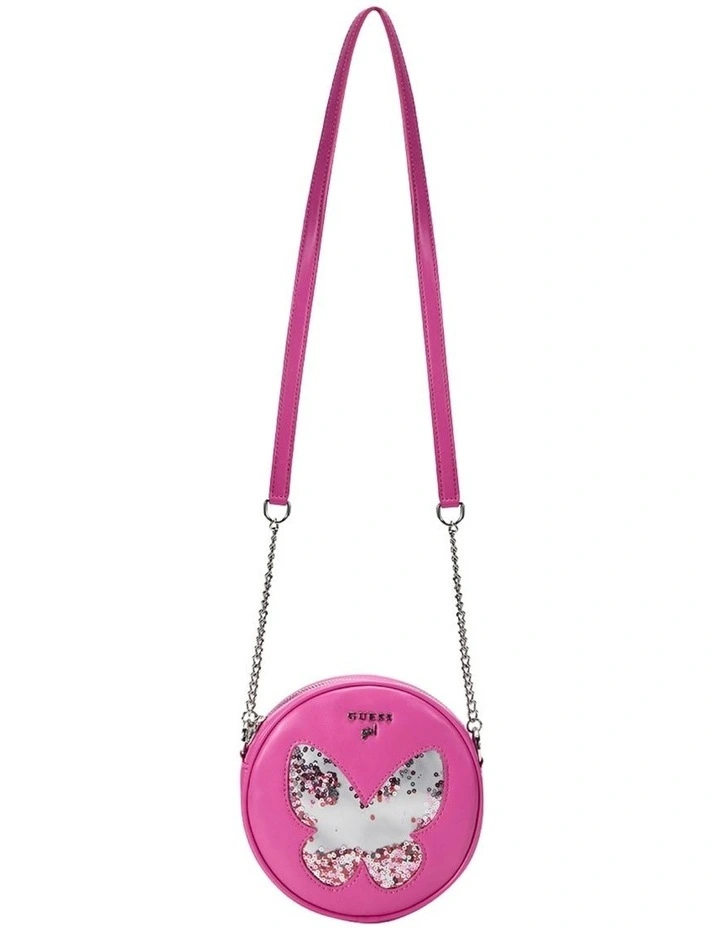 Butterfly Circle Bag in Pink image 1