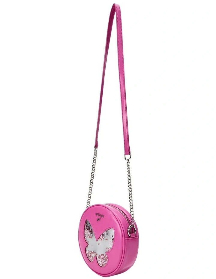Butterfly Circle Bag in Pink image 3