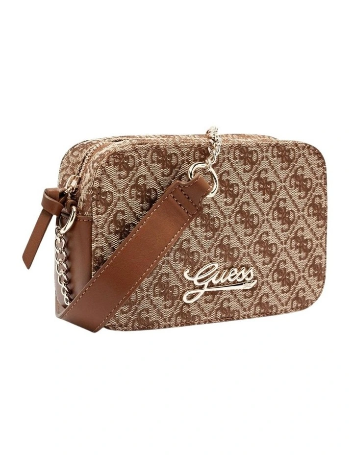 Jacquard Camera Bag in Beige Logo image 2
