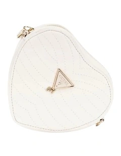 Heart Bag in White