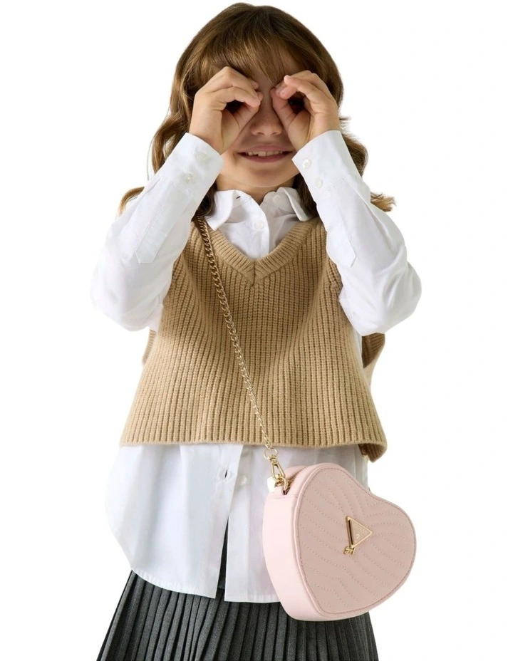 Heart Bag in Pink image 3