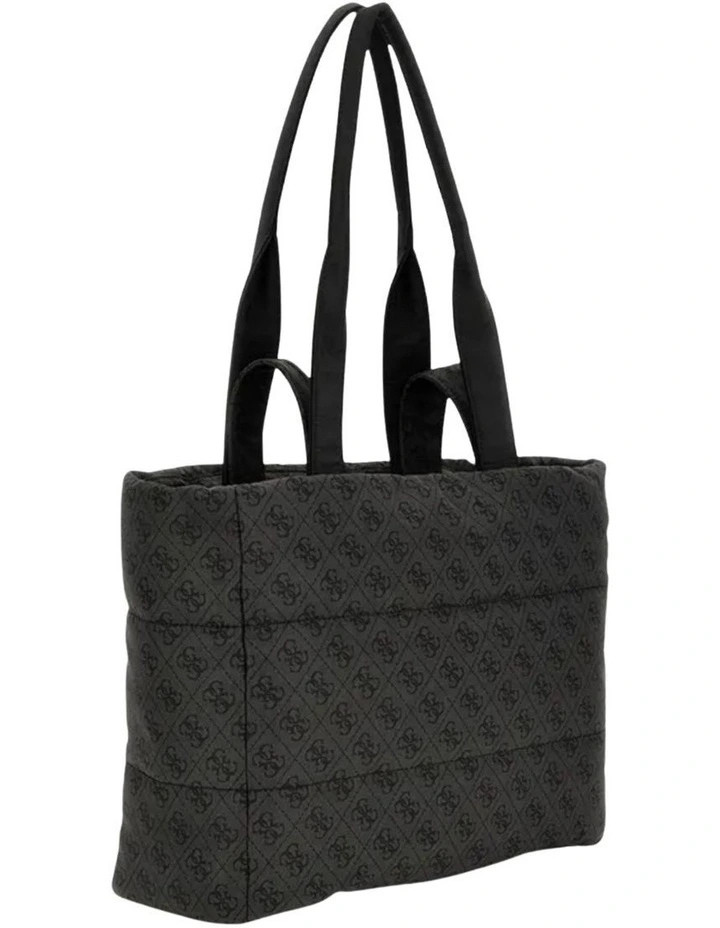 Puffy Diaper Bag in Black Logo image 2