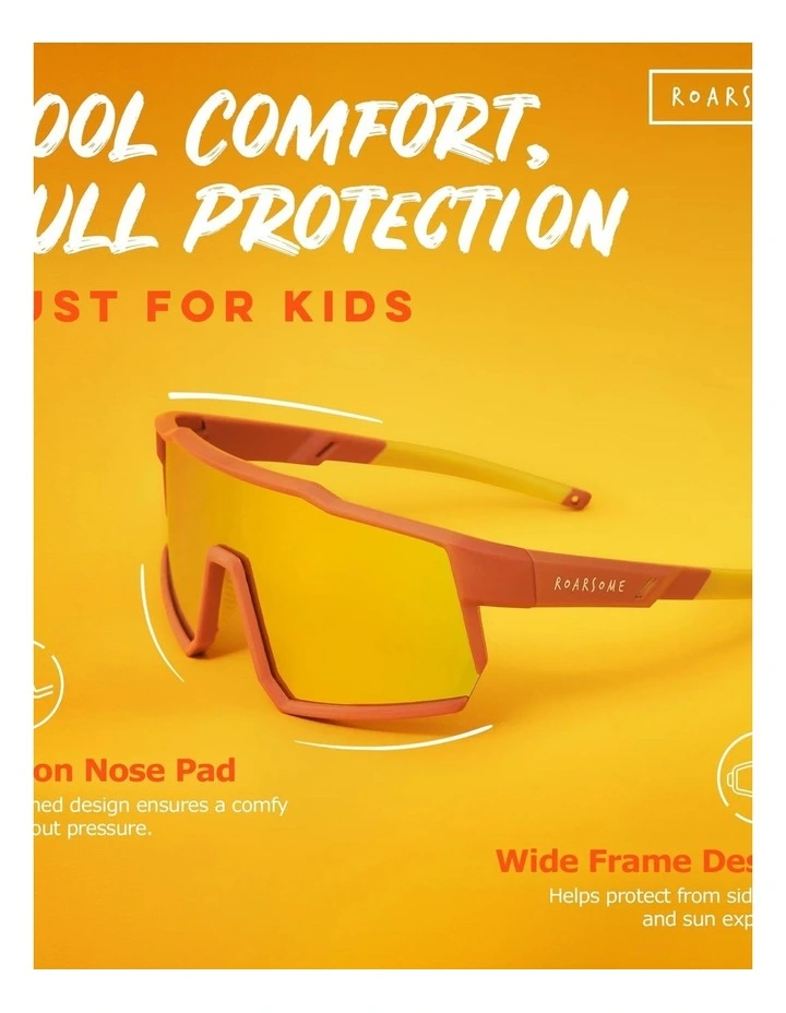 Kids Sunglasses in Yellow/Orange image 2