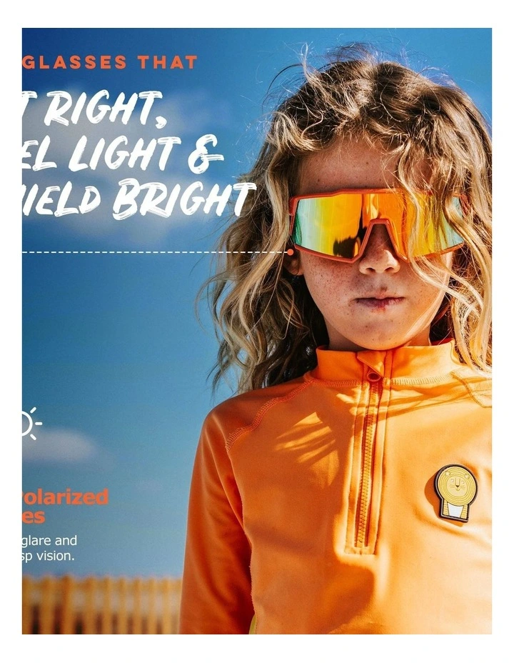 Kids Sunglasses in Yellow/Orange image 3
