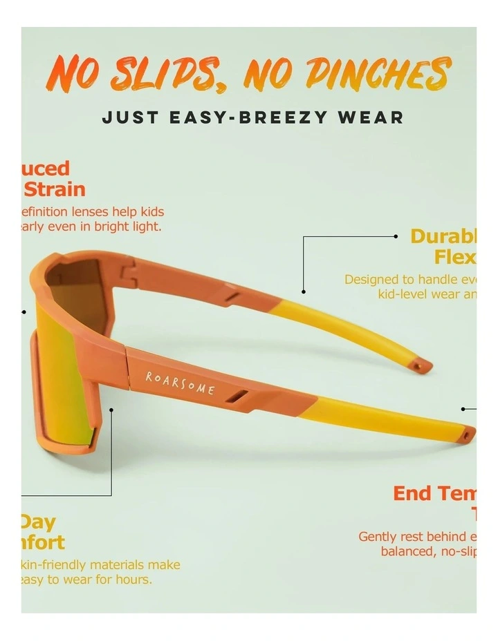 Kids Sunglasses in Yellow/Orange image 4
