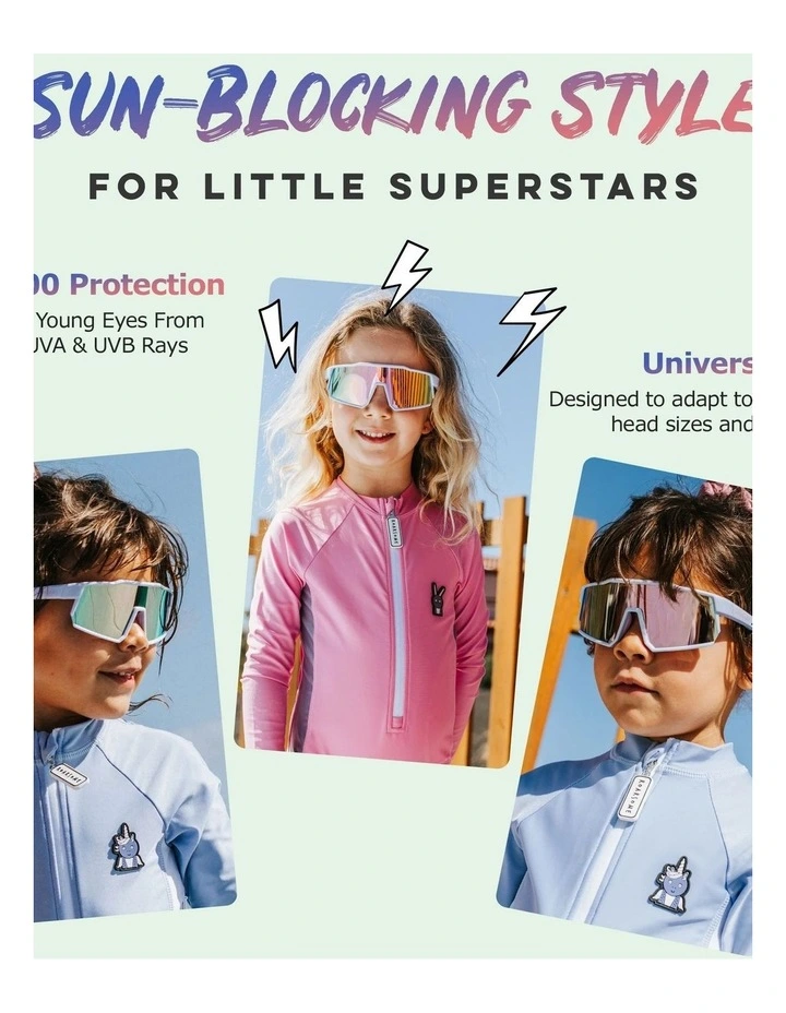 Lilac/white - Sunglasses image 6