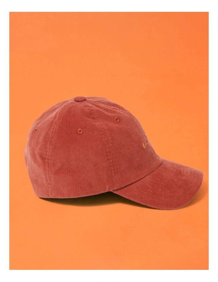 Corduroy Cap in Rust image 2
