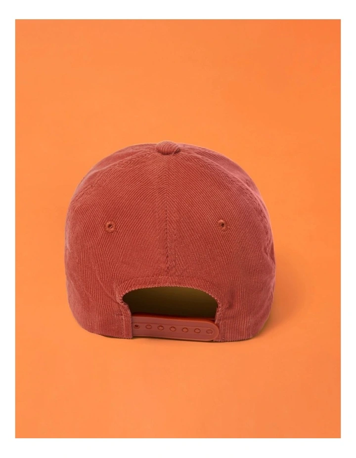 Corduroy Cap in Rust image 3