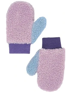 Fleece Mittens - Pink/lilac