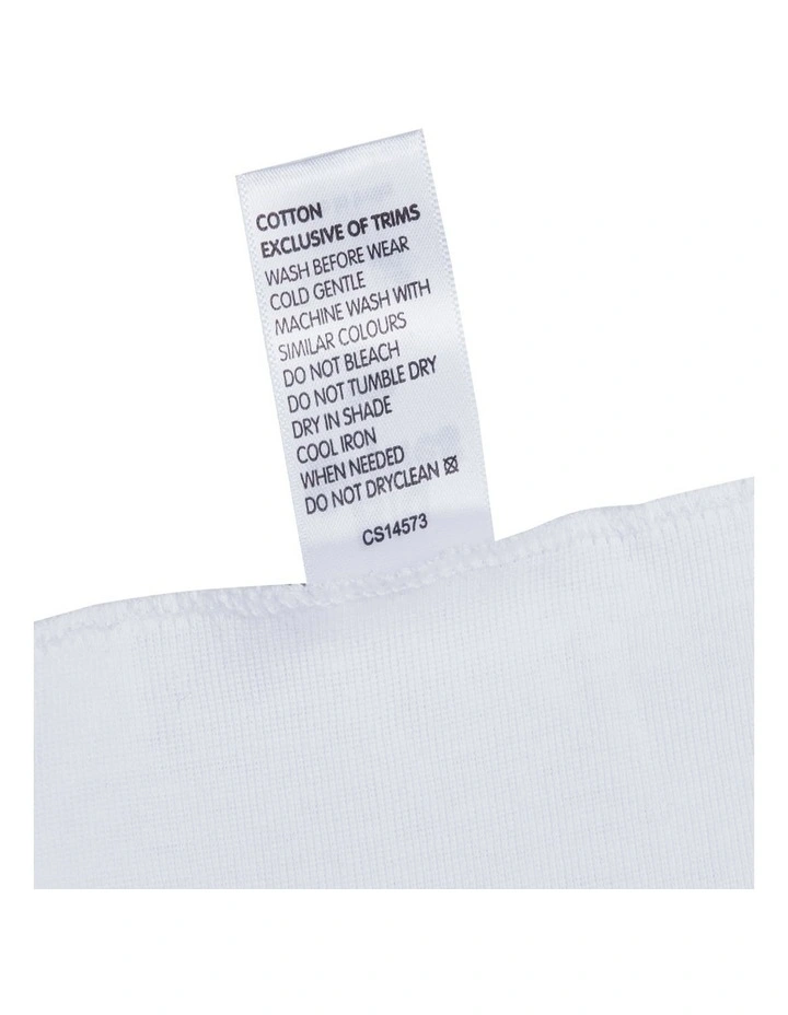 Big Softies 5Pk Organic Singlet Elephant image 6