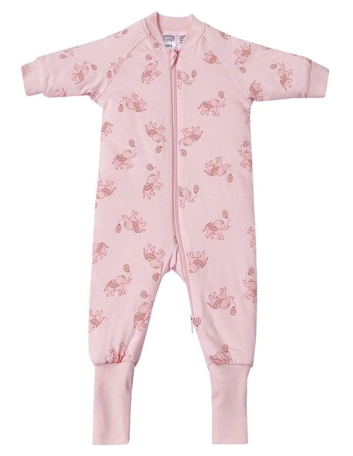 Snugtime Padded Blanket Sleeper, Elephant image 1