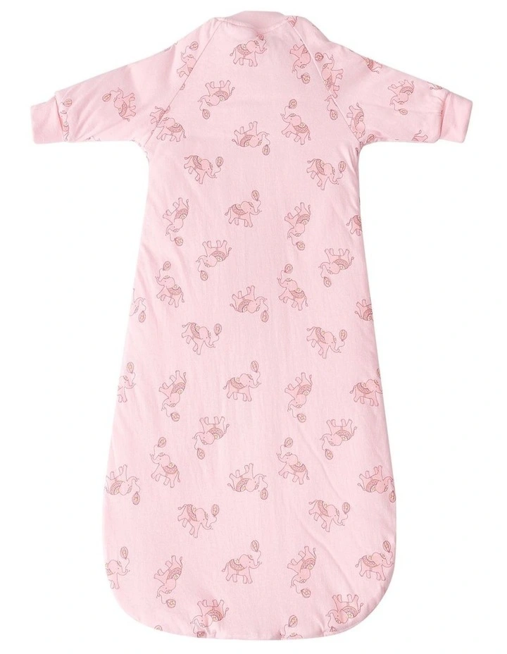 Snugtime Long Sleeve Padded Sleeping Bag, Elephant image 2