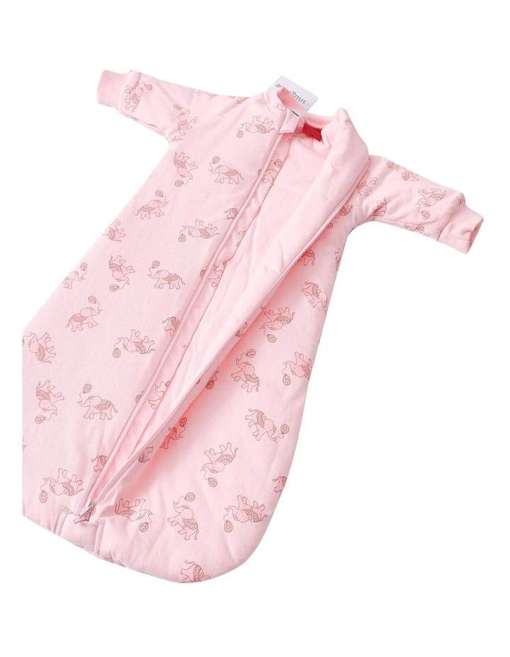 Snugtime Long Sleeve Padded Sleeping Bag, Elephant image 5