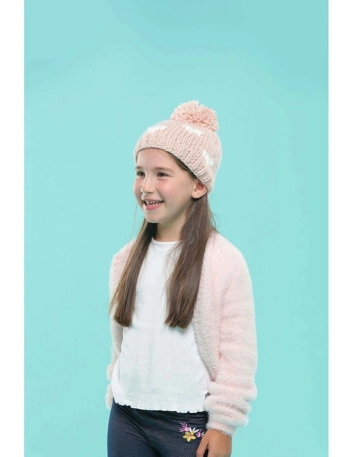Gabrielle Kids Beanie in Pink image 2