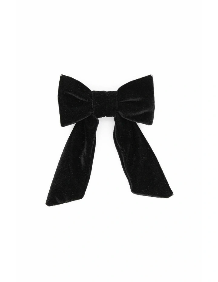 Piera Kids Hair Bow in Black image 1