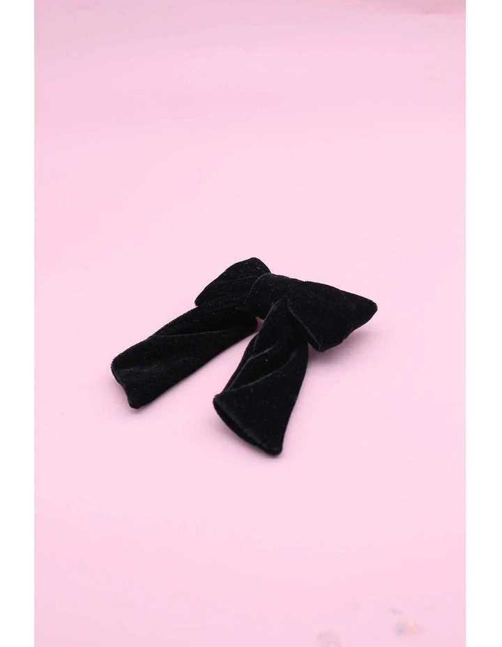 Piera Kids Hair Bow in Black image 3
