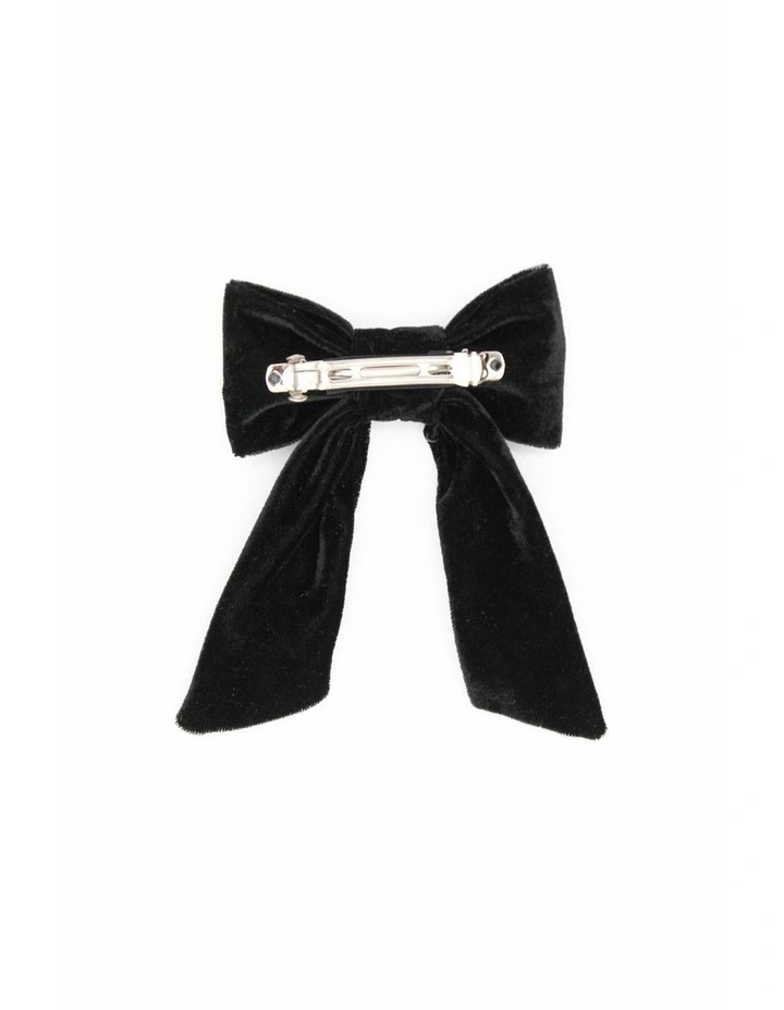 Piera Kids Hair Bow in Black image 4