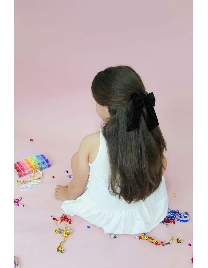 Piera Kids Hair Bow in Black image 5
