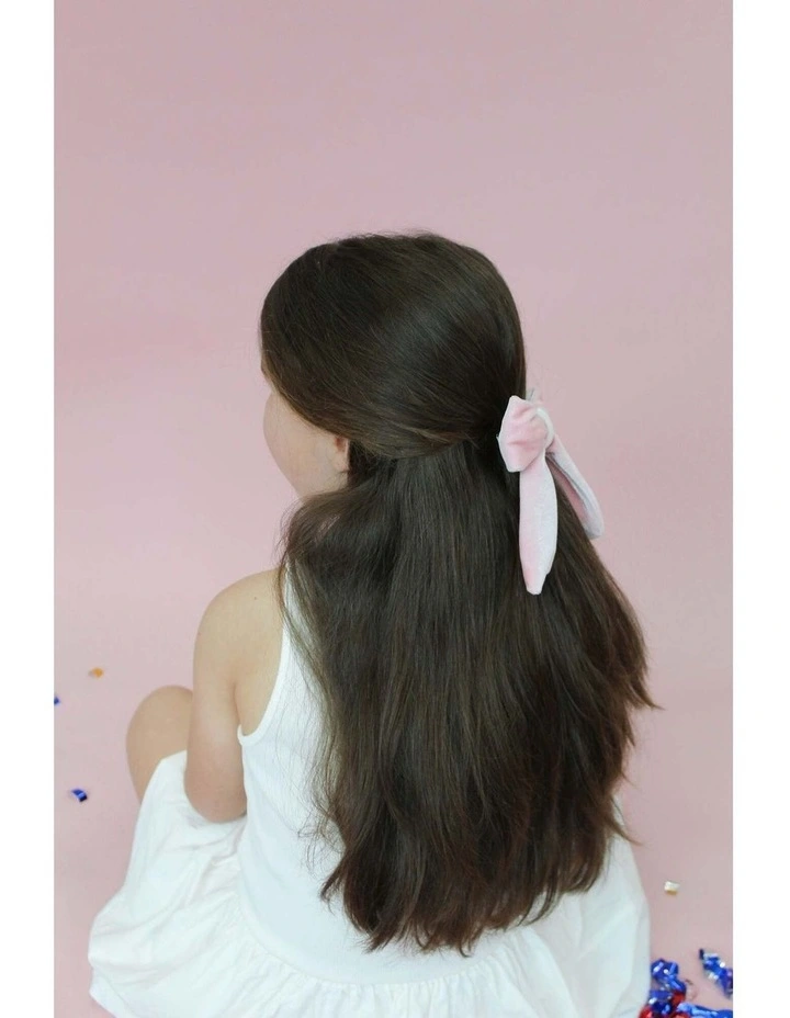Piera Kids Hair Bow in Pink image 3