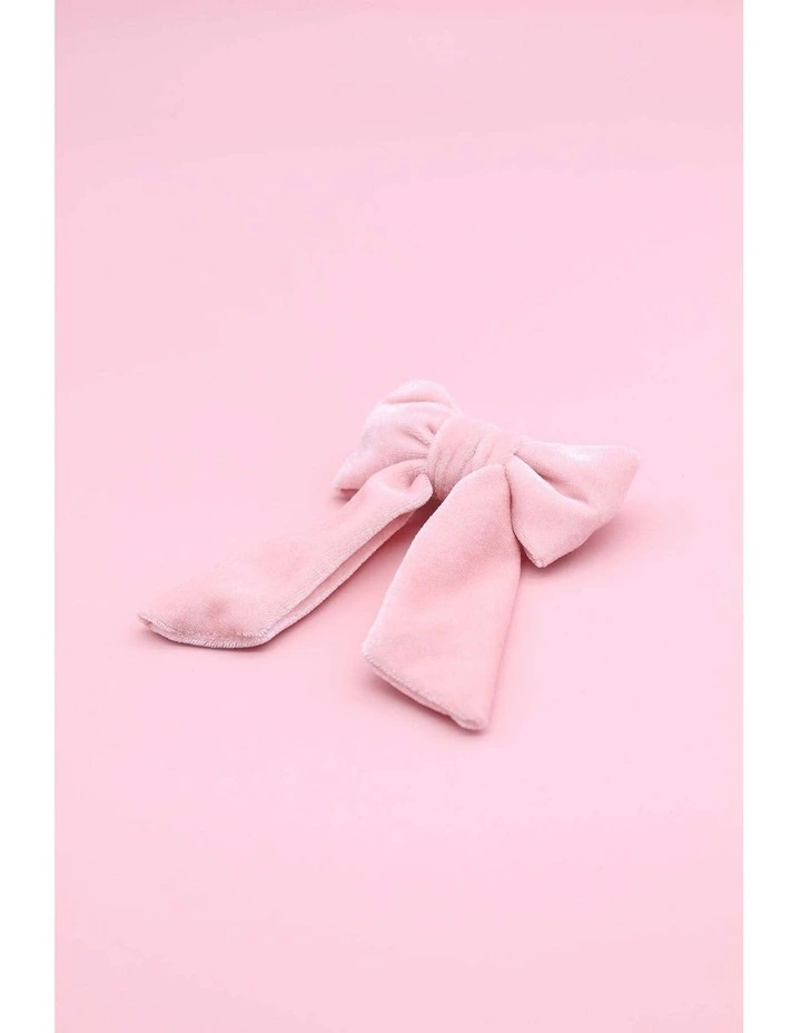 Piera Kids Hair Bow in Pink image 4