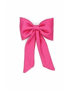 Valora Kids Hair Bow in Hot Pink