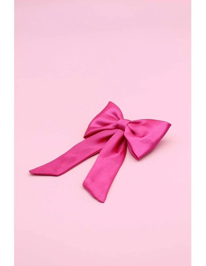 Valora Kids Hair Bow in Hot Pink image 3