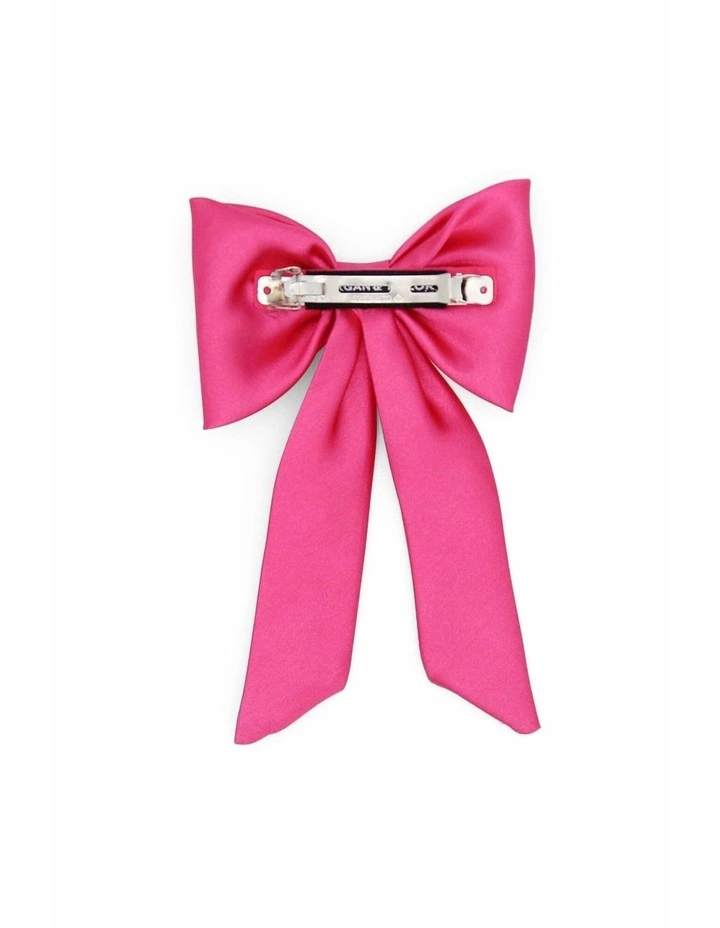 Valora Kids Hair Bow in Hot Pink image 4