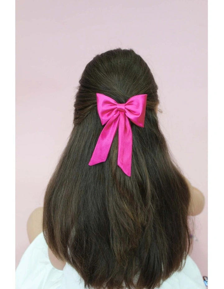 Valora Kids Hair Bow in Hot Pink image 5